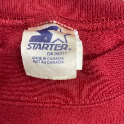 Vintage Detroit Red Wings Starter Sweatshirt Crewneck Size Large 1993 90s NHL