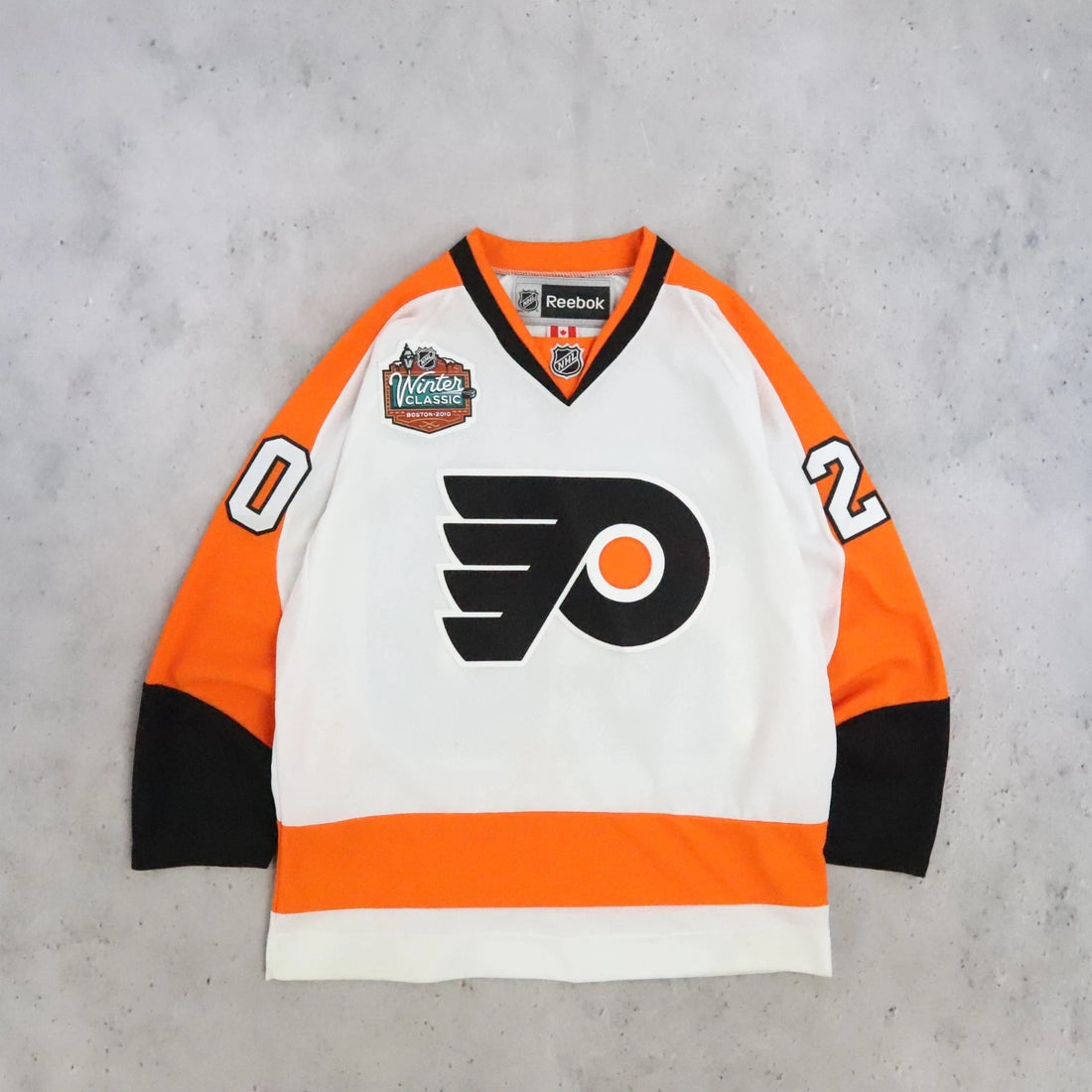 Philadelphia Flyers Chris Pronger Winter Classic 2010 Reebok Jersey Medium NHL