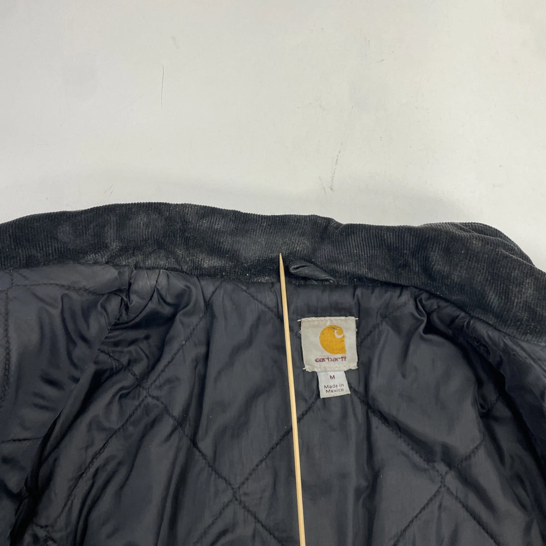 Carhartt Canvas Work Jacket Size Medium J002 BLK