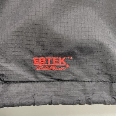 Vintage Eddie Bauer Ebtek Windbreaker Light Jacket Size 2XL Black