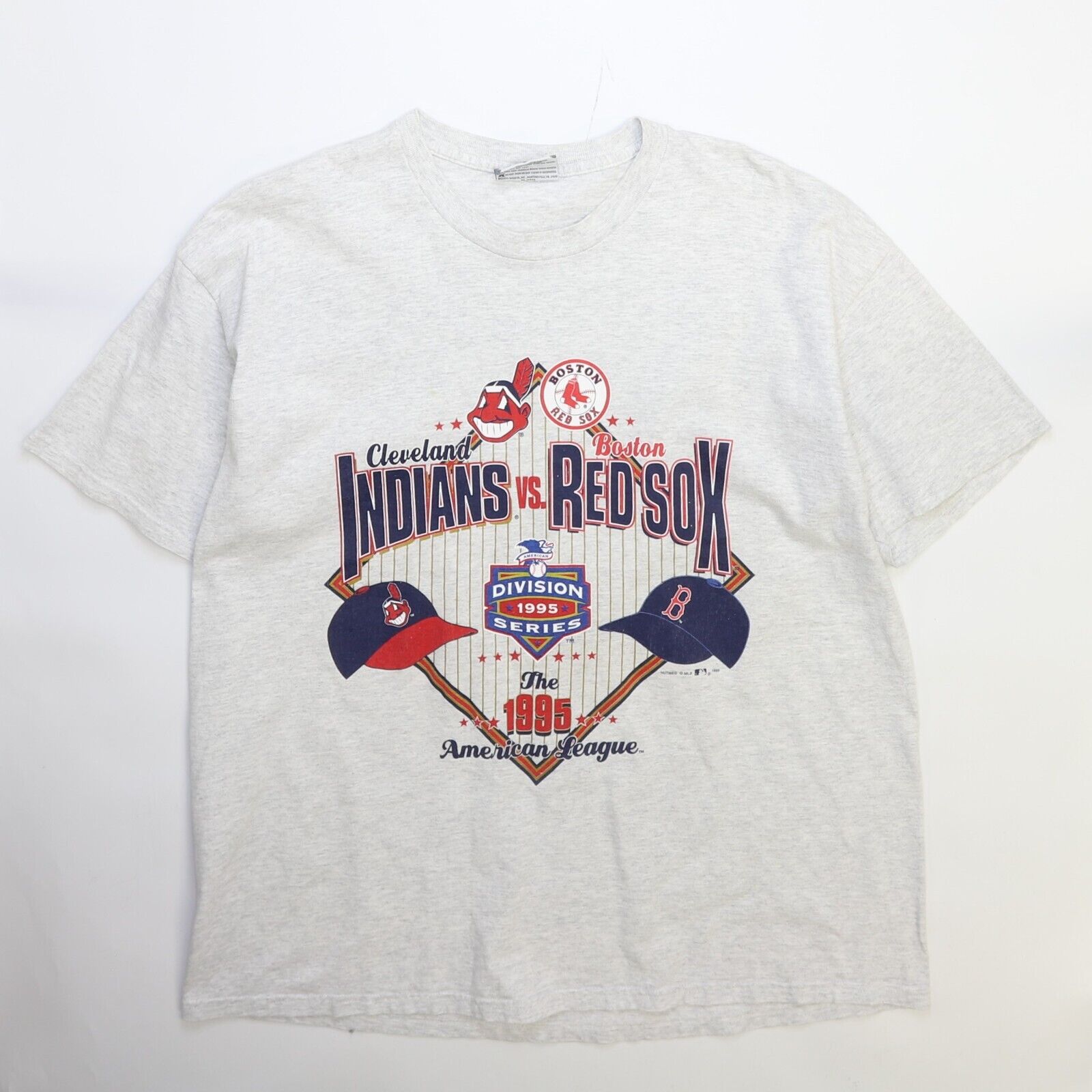 【DIMANCHE】VINTAGE SPORTS T-SHIRT Vintage 90s No Fear Sports Gear Single Stitch T-Shirt Grey