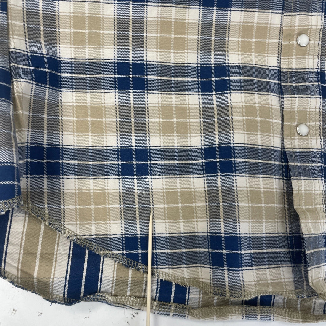 Wrangler Western Pearl Snap Shirt Size Large Plaid