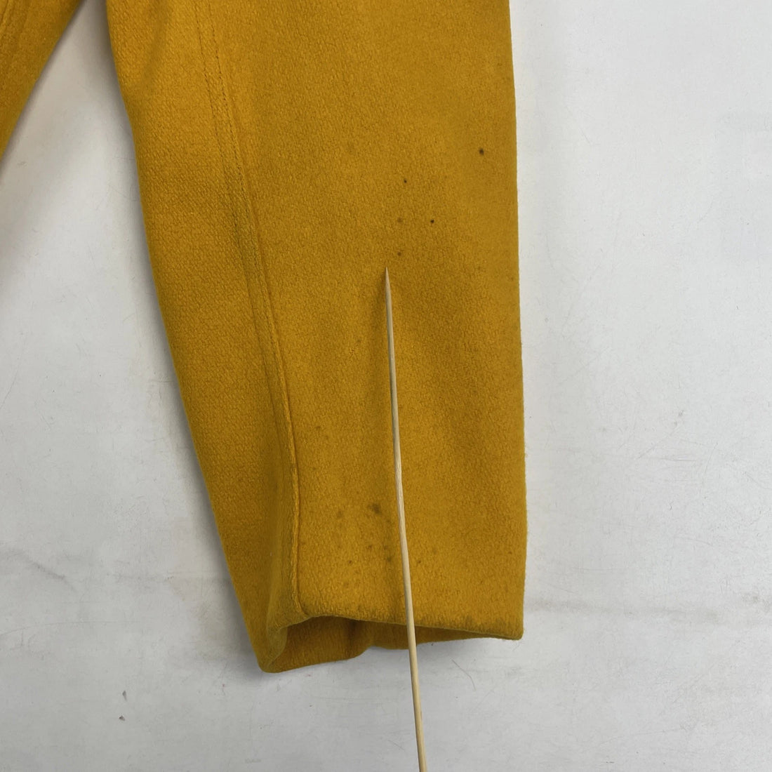 Vintage Football Wool Letterman Varsity Coat Jacket Size 40 Yellow