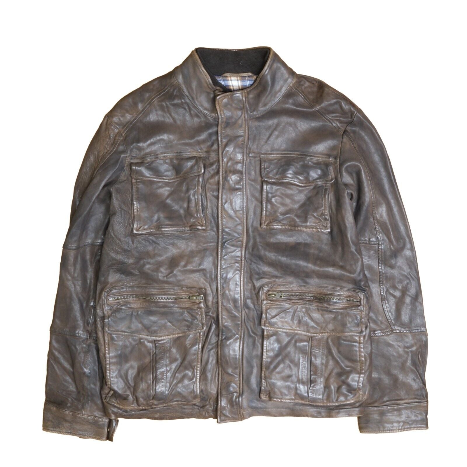 Tommy hilfiger deals leather coat