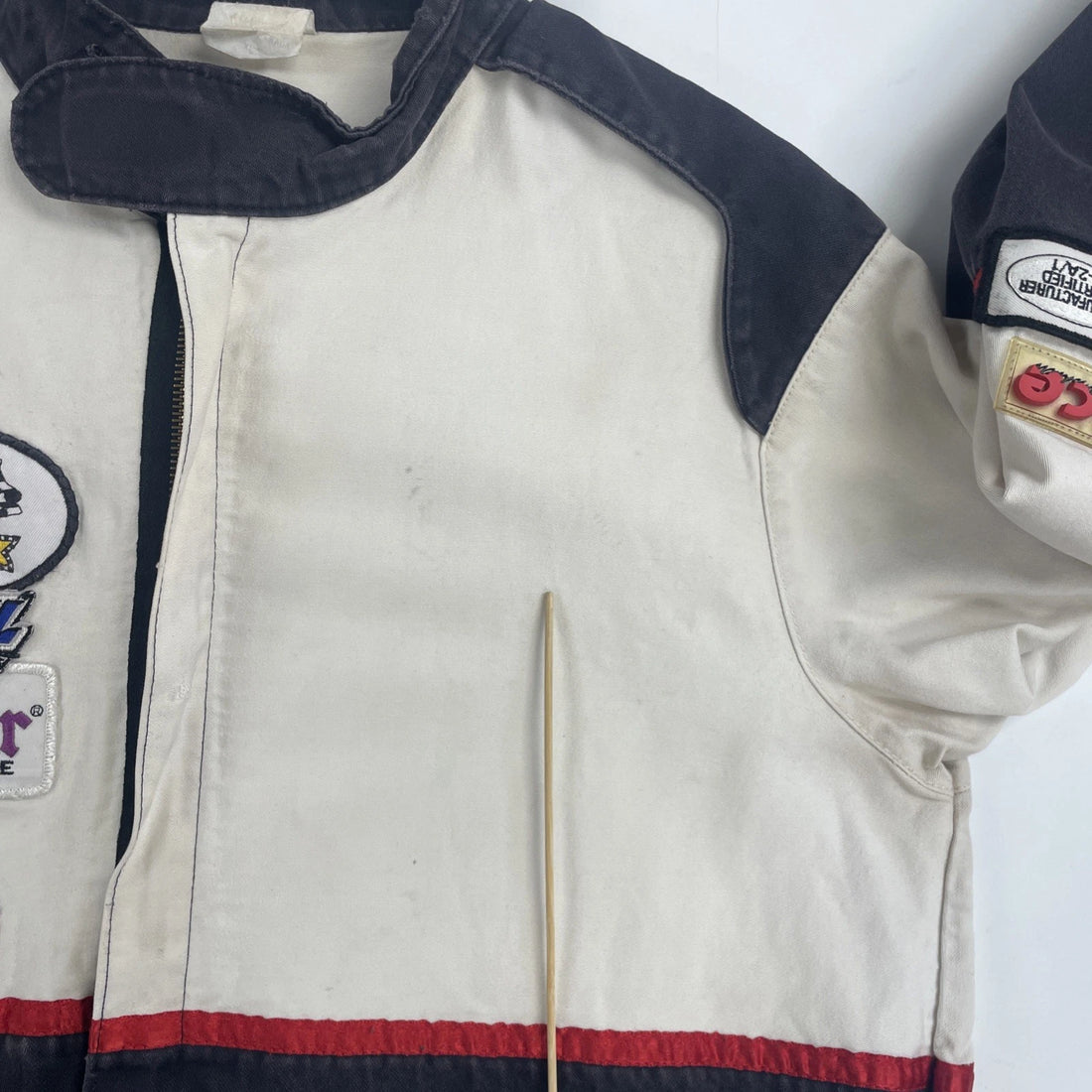Vintage Ace Racing Jacket Size XL Patches