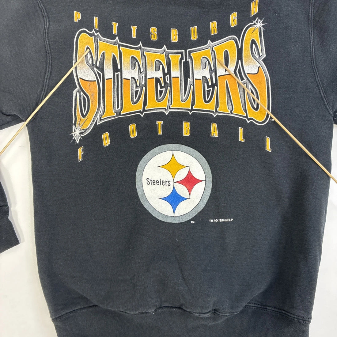 Vintage Pittsburgh Steelers Sweatshirt Crewneck Size Medium 90s NFL