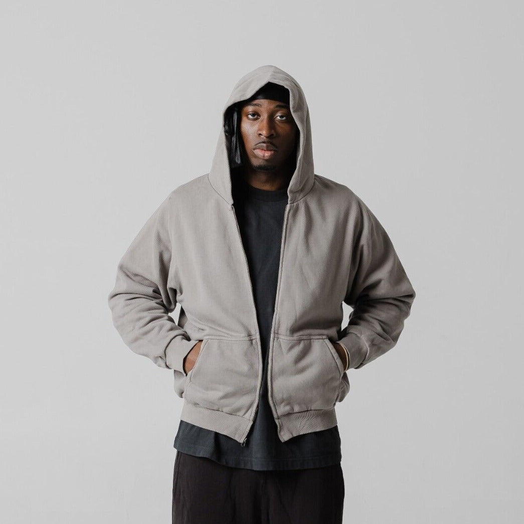 Yeezy Gap Unreleased Season Full Zip Sweatshirt Hoodie Gray Throwback Vault