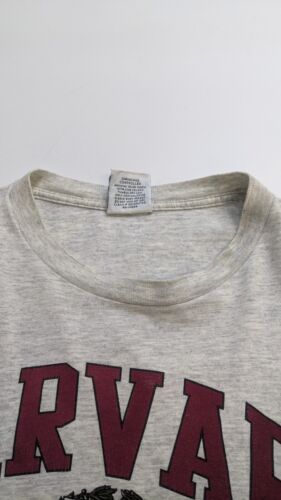 Vintage Harvard Crimson University Crest T-Shirt Size XL 90s NCAA