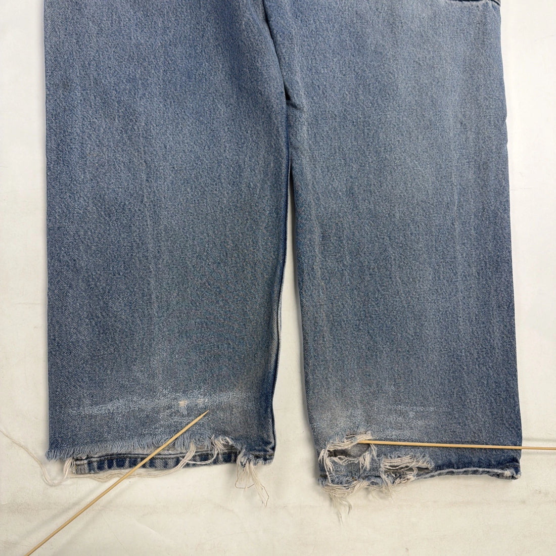 Carhartt Carpenter Denim Jeans Work Pants Size 38 X 30 Blue