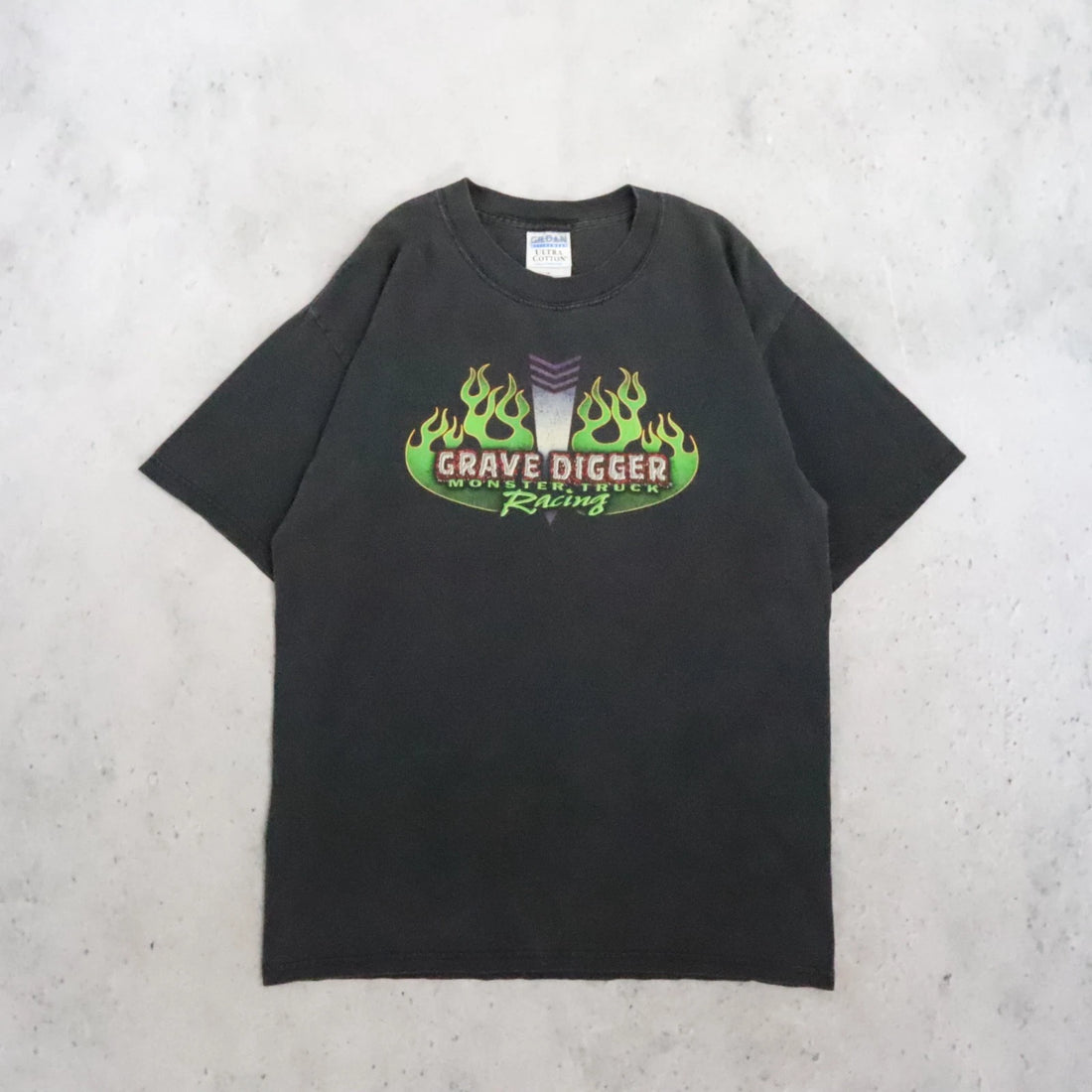 Vintage Grave Digger Monster Truck Racing T-Shirt Size Medium 2002