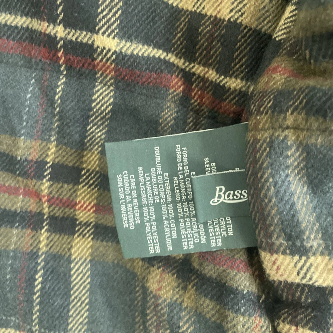 GH Bass & Co. Work Jacket Size Medium Plaid Lined