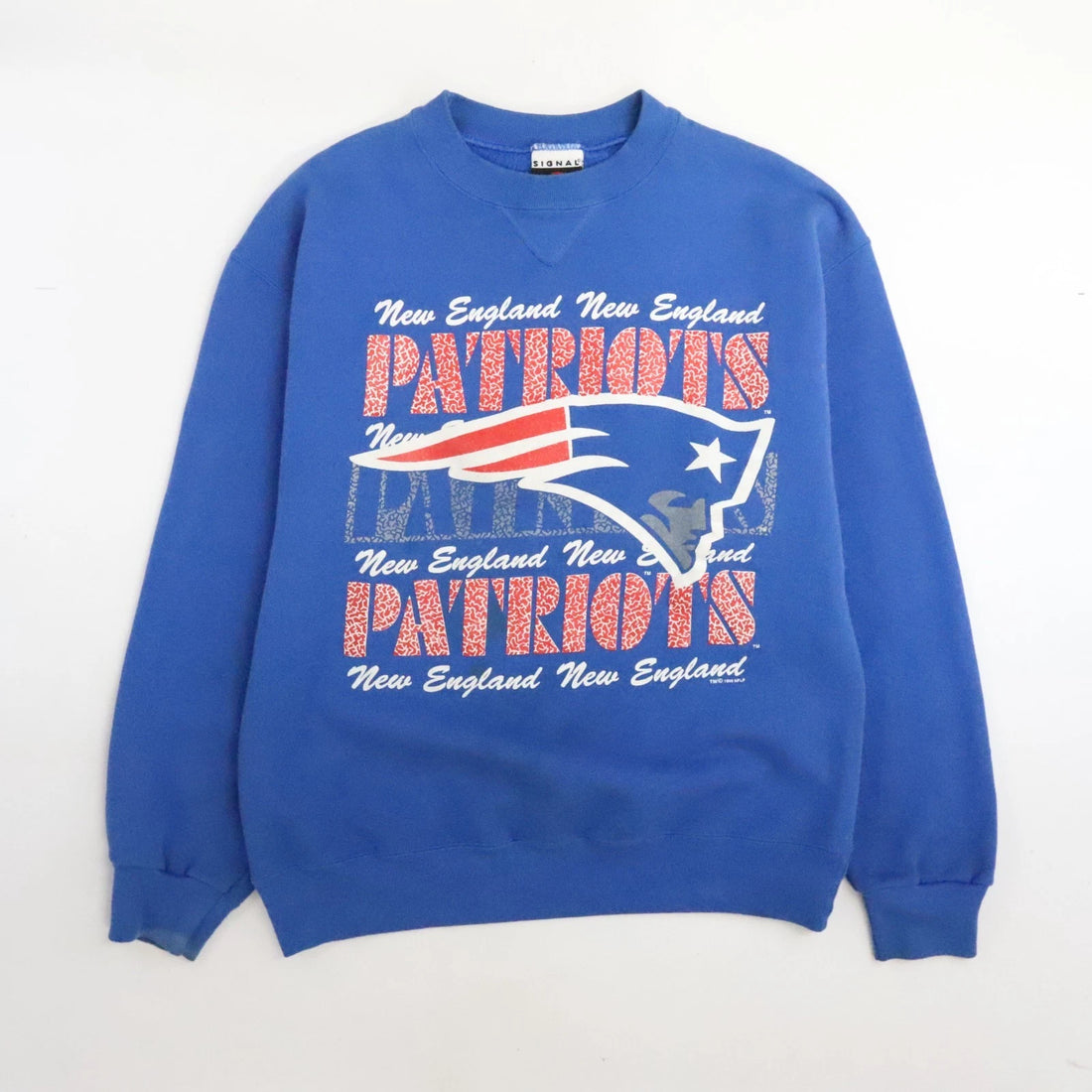 Vintage New England Patriots Sweatshirt Crewneck Size Large 1993 90s NFL
