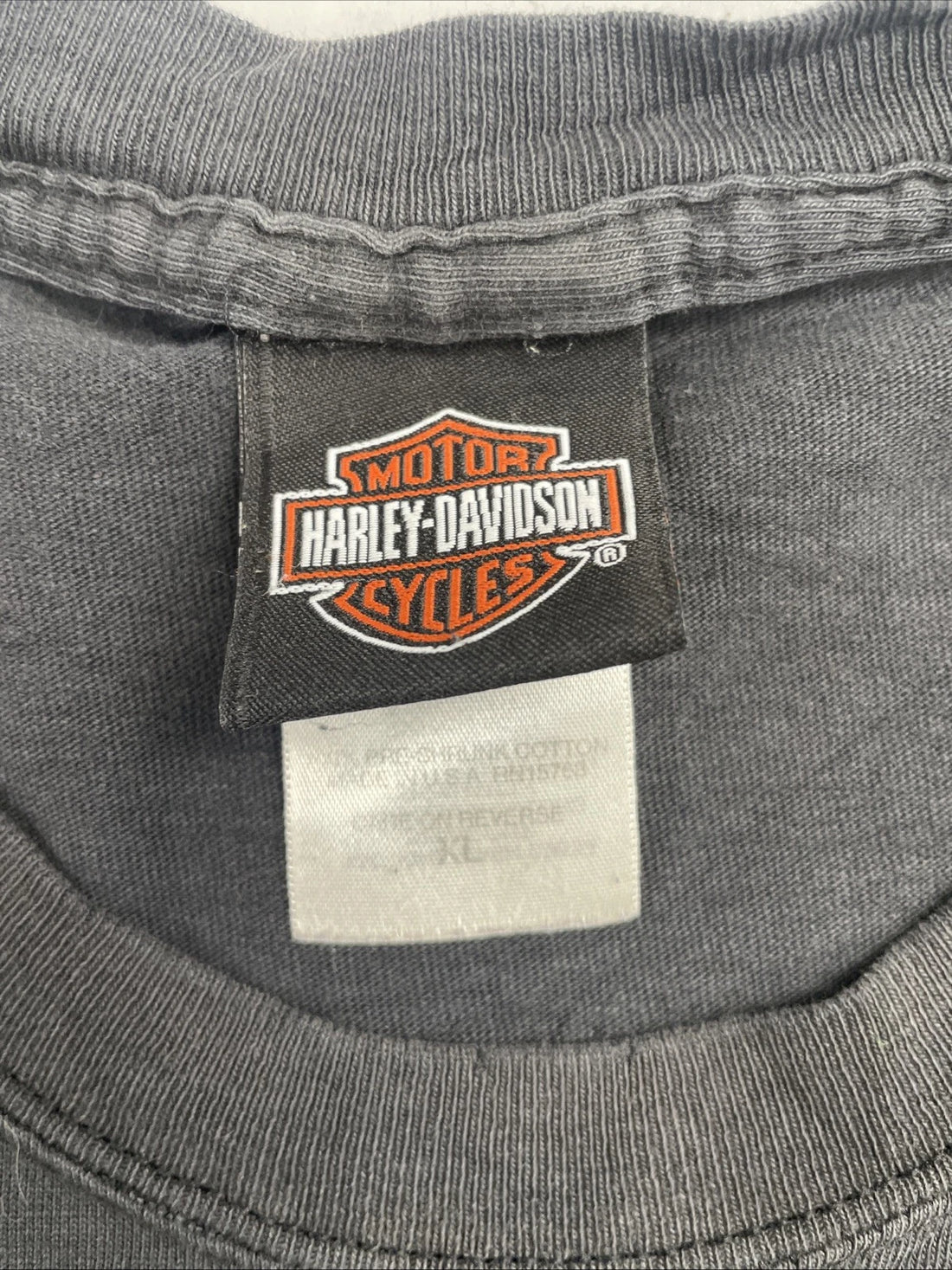 Harley Davidson Motorcycles USA Flag Hawg Hog T-Shirt Size XL