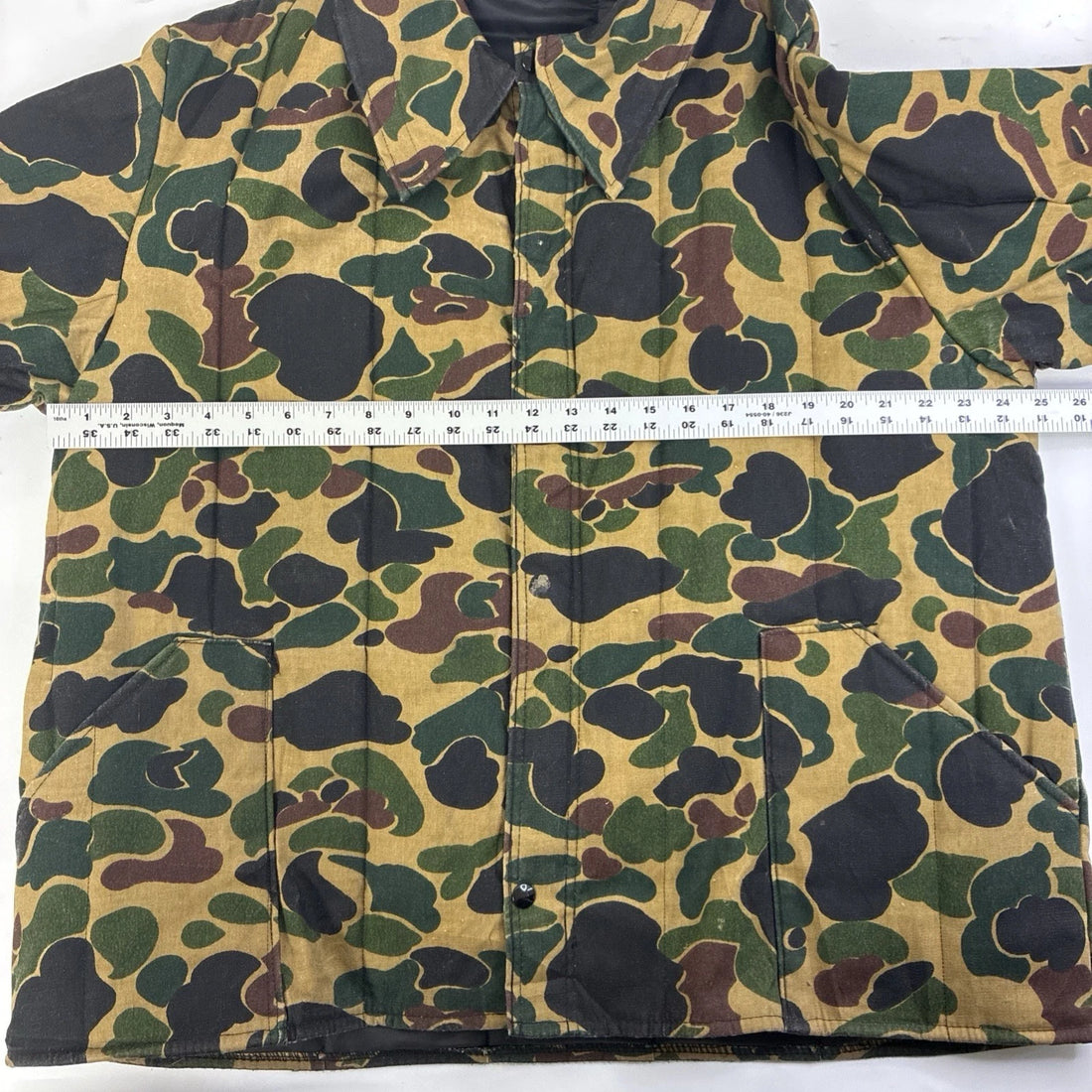 Vintage Duck Camo Hunting Jacket Size XL