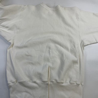 Vintage Blank Champion Reverse Weave Sweatshirt Size Large White 90s