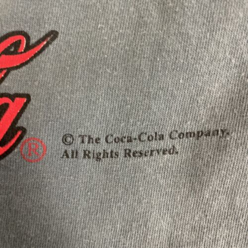 Vintage Coca Cola Always Cool Dark And Handsome T-Shirt Size XL Coke Promo 90s