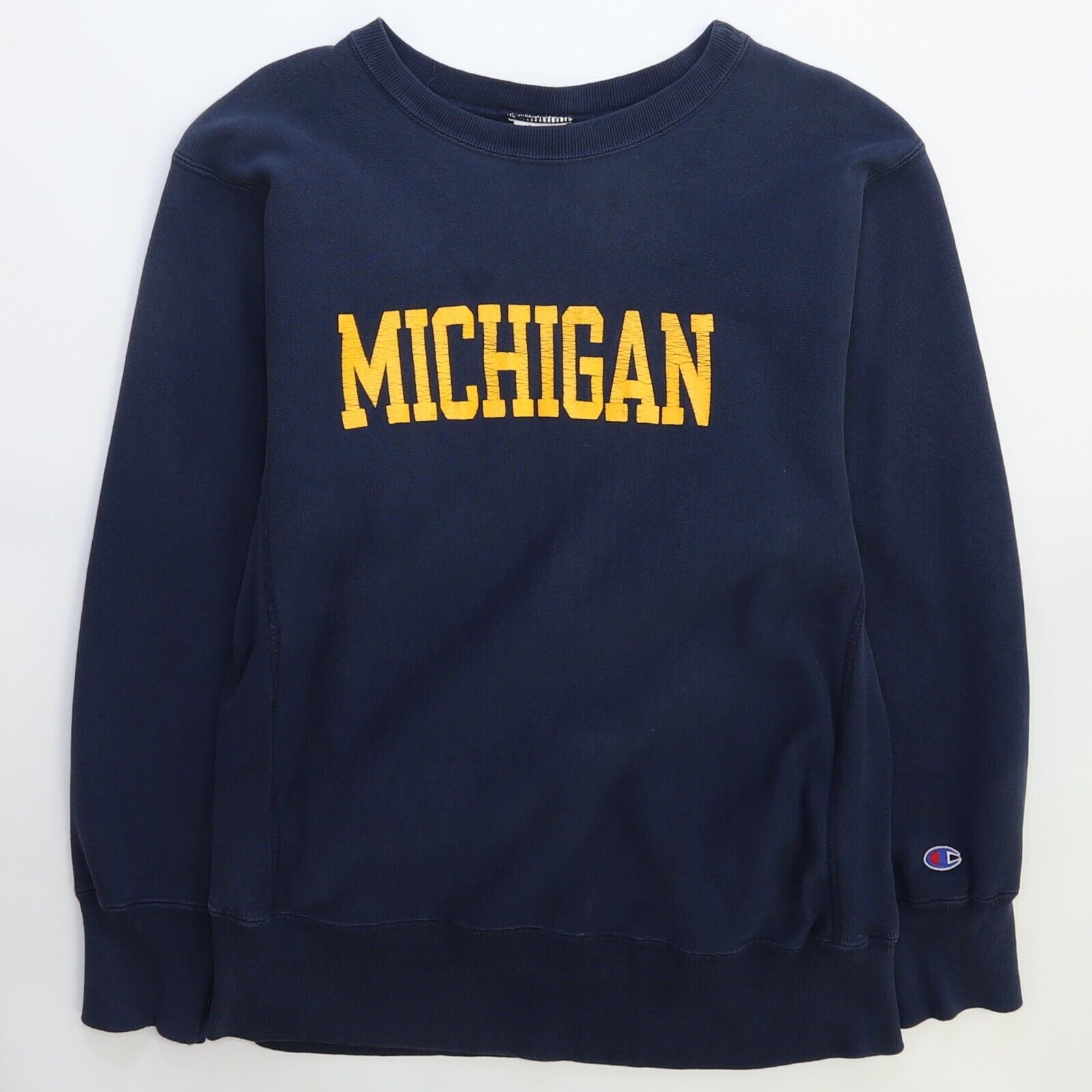 Champion Reverse Weave Sweatshirt University online of Michigan Pullover Large Vintage