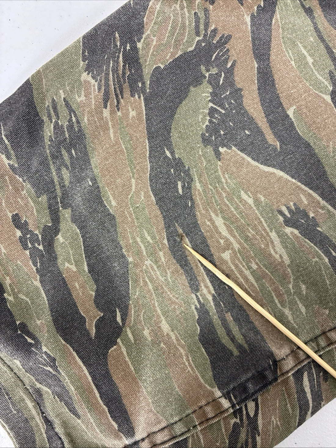 Tiger Camo Combat Cargo Utility Pants Size Large Long