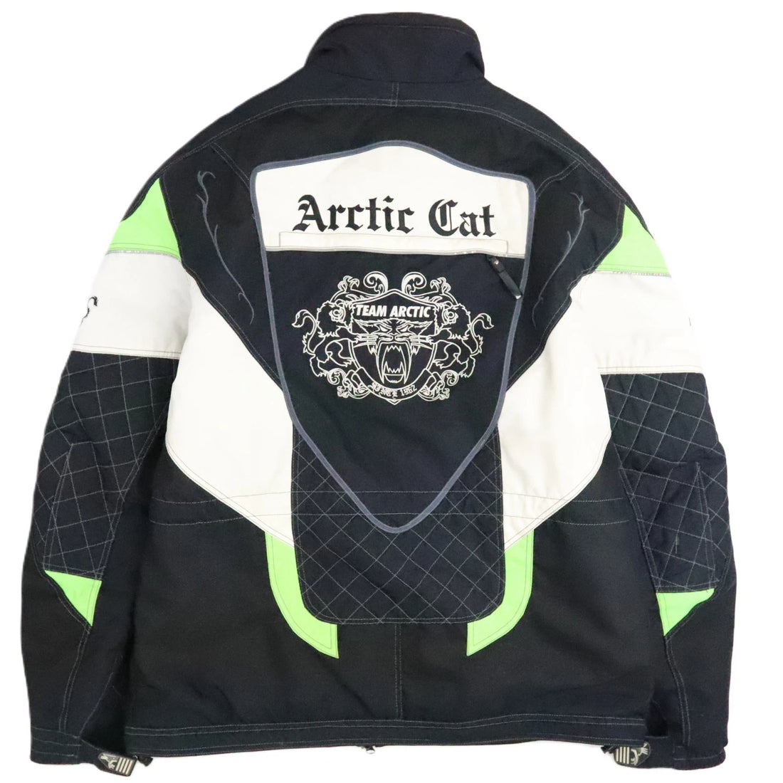 Vintage Team Arctic Cat Snowmobile Racing Jacket Size XLT