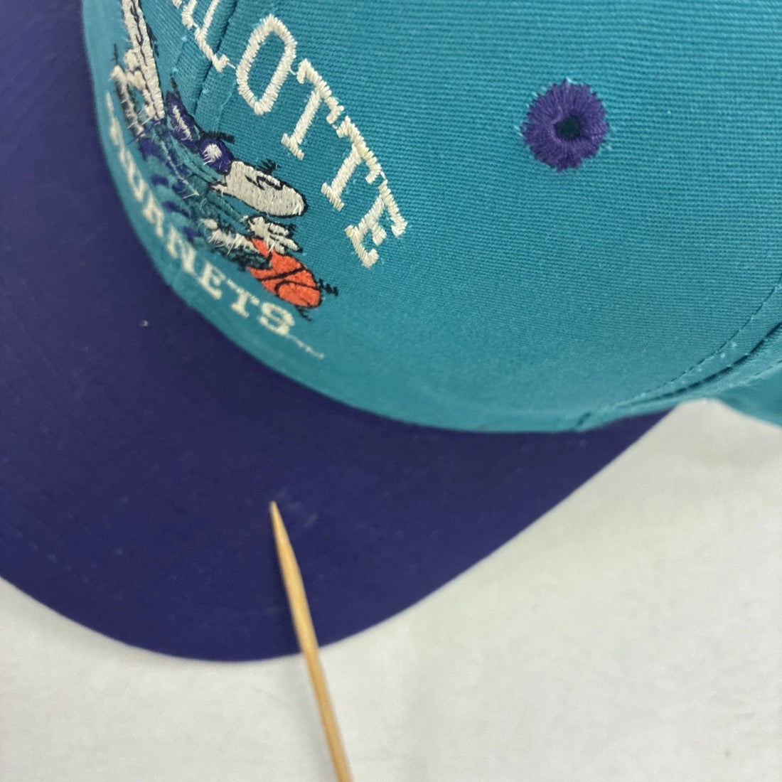 Vintage Charlotte Hornets Snapback Hat OSFA 90s NBA