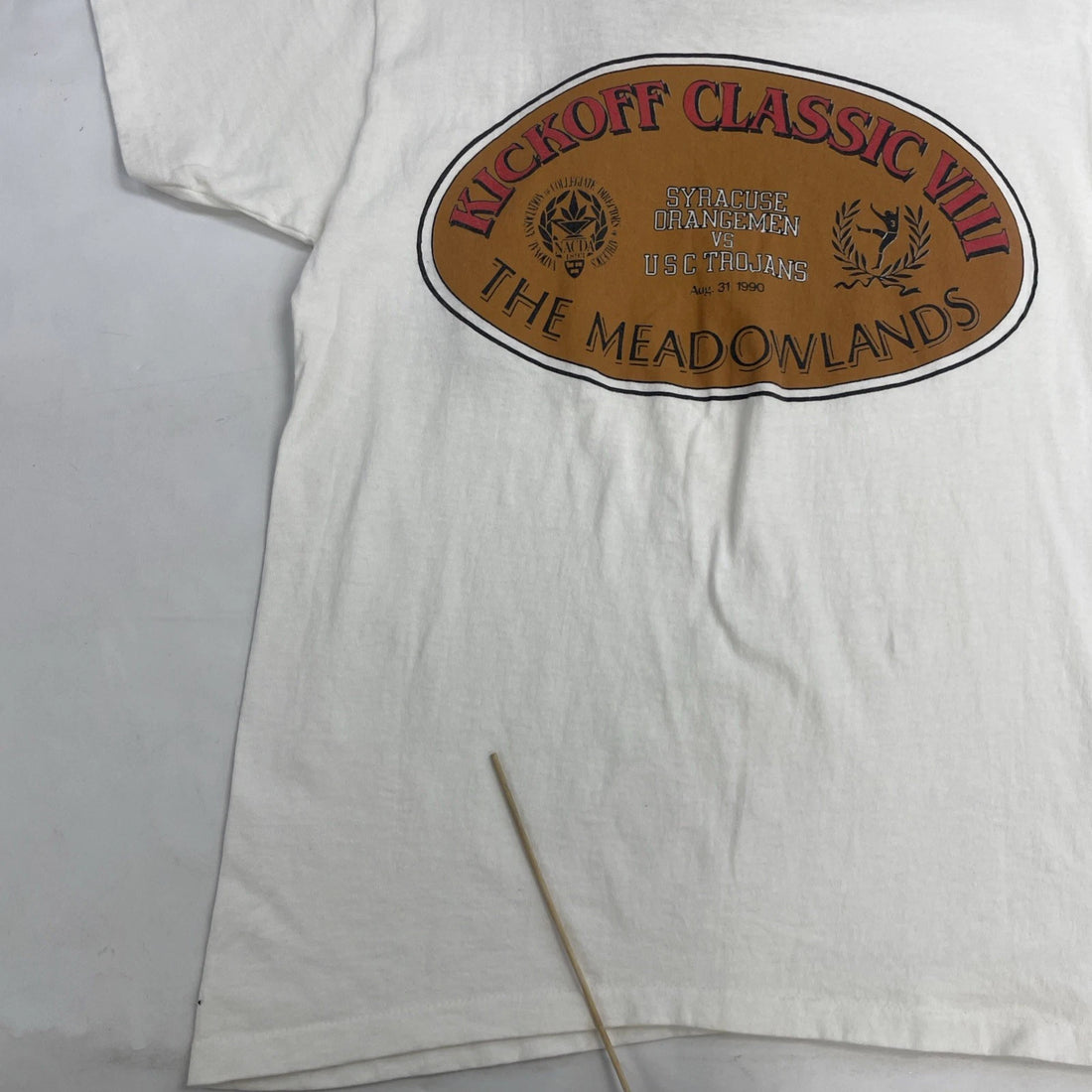 Vintage Kickoff Classic VIII Syracuse USC Meadowlands T-Shirt Size Large NCAA