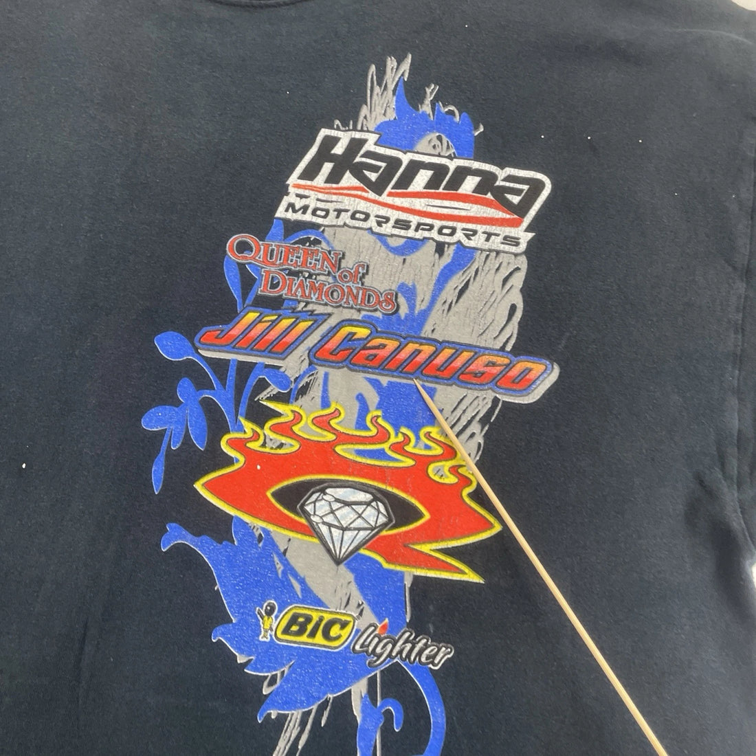 Jill Canuso Queen Of Diamonds Racing T-Shirt Size 2XL