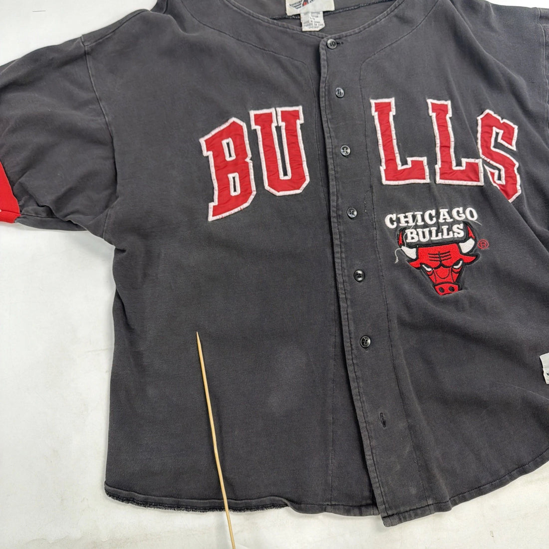 Vintage Chicago Bulls Baseball Jersey Size Large NHL