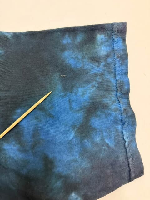 Vintage Jerry Garcia Liquid Blue Tie Dye T-Shirt Size Large Grateful Dead Band