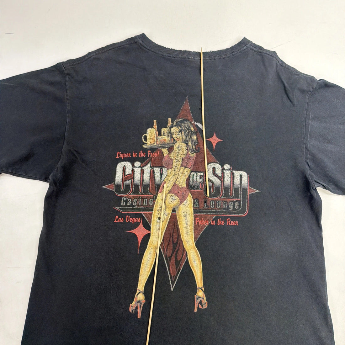 City Of Sin Casino & Lounge Las Vegas T-Shirt Size XL