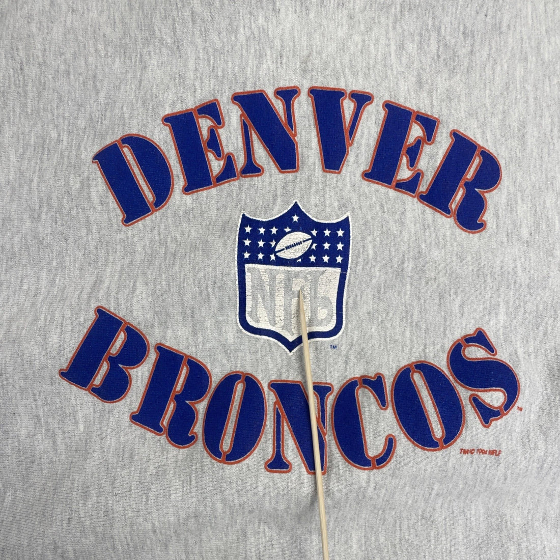 Vintage Denver Broncos Champion Reverse Weave Sweatshirt Crewneck Medium 90s NFL