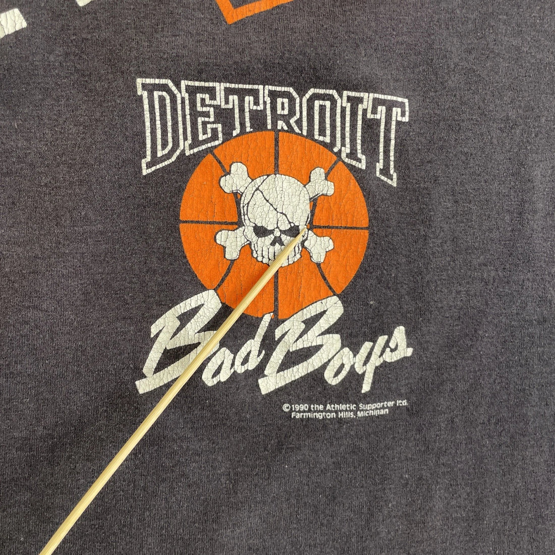 Vintage Detroit Pistons Bad Boys T-Shirt Size XL 1990 90s NBA