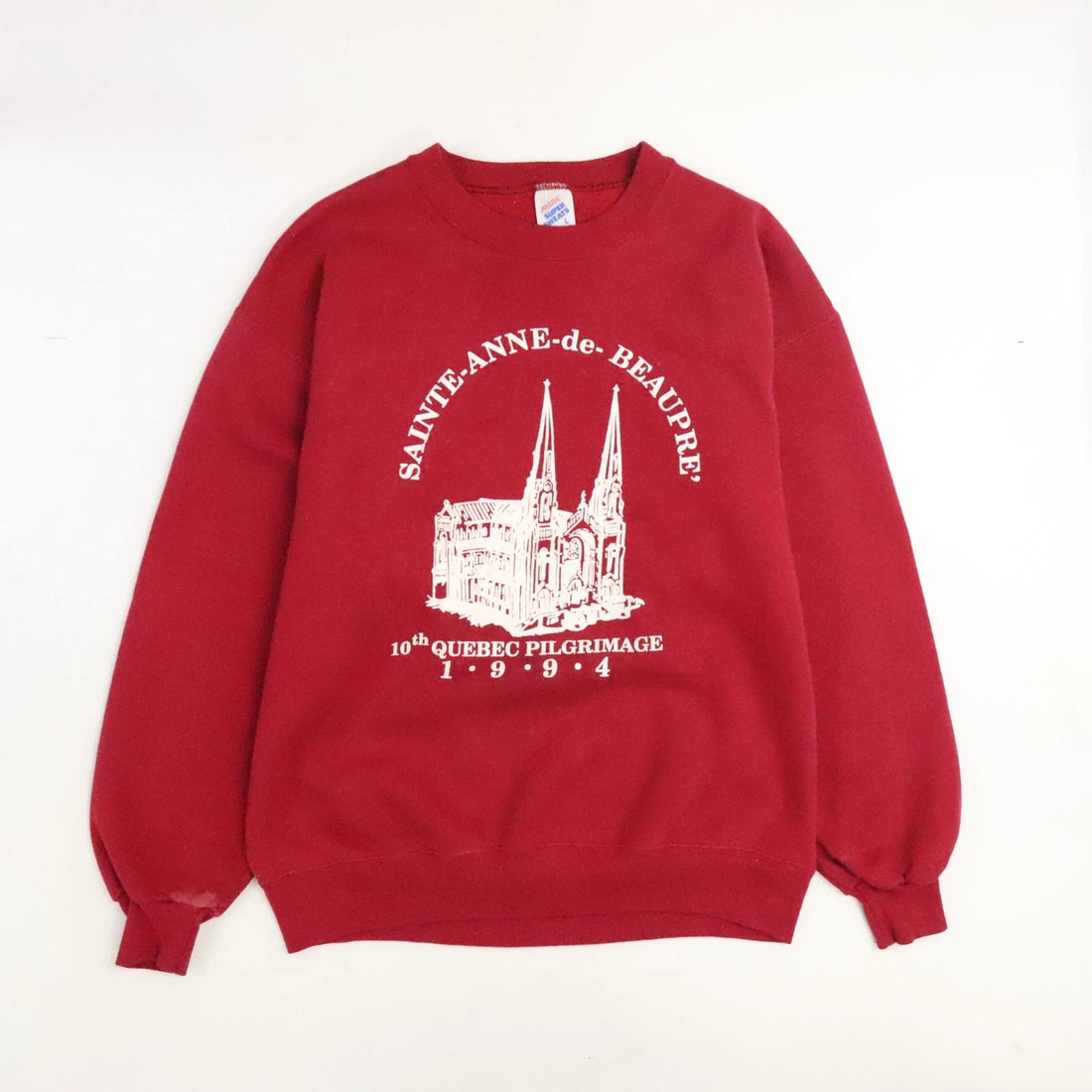 Vintage Saine Anne De Beaupre Quebec Pilgrimage Sweatshirt Size Large 90s