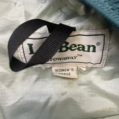 Vintage L.L. Bean Stowaway Nylon Pants Size Large Teal