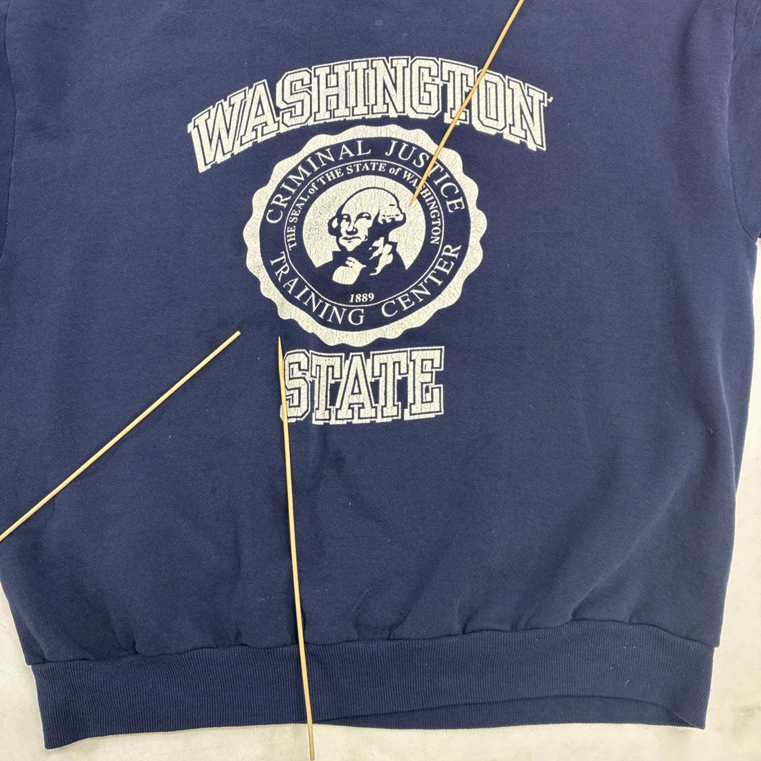 Vintage Washington State Criminal Justice Training Center Crewneck Sweatshirt XL