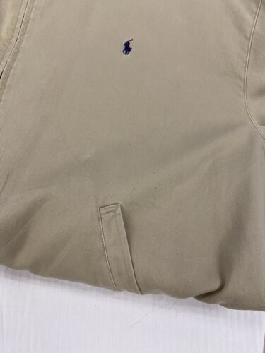 Vintage Polo Ralph Lauren Harrington Jacket Size 2XL Beige Plaid Lined