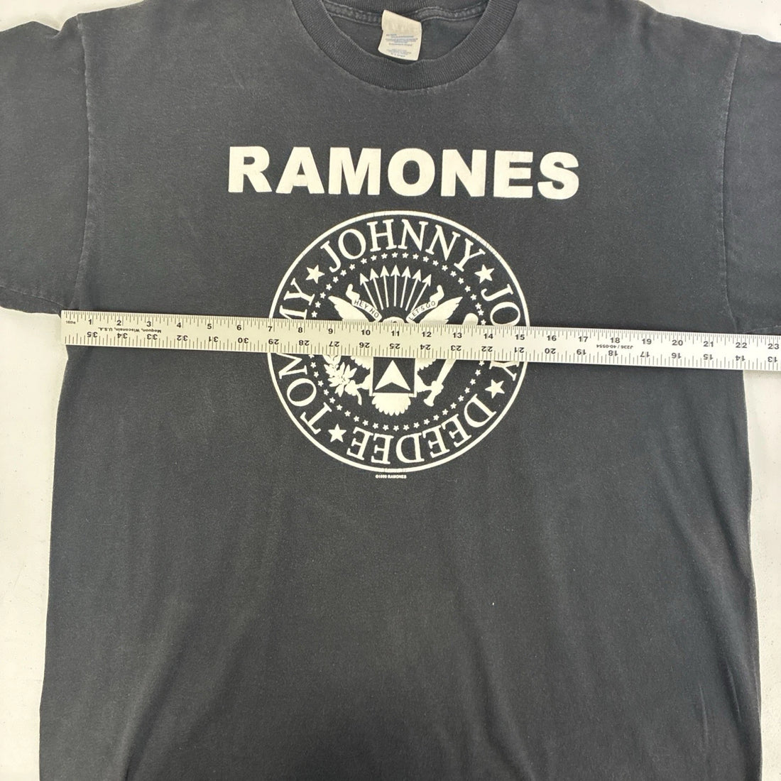 Vintage Ramones Hey Ho Let's Go T-Shirt Size XL 1999 90s
