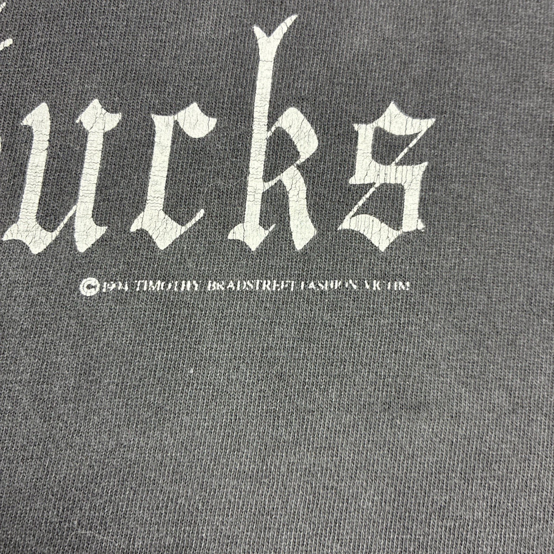 Love Sucks Vampire Fashion Victim T-Shirt Size XL Vintage 90s