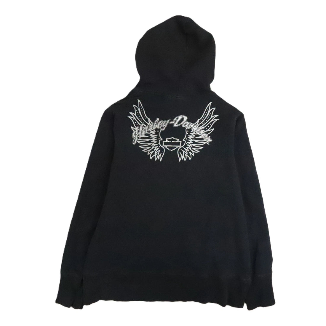 Harley Davidson Motorcycles Full Zip Sweatshirt Hoodie Womens Size 1W