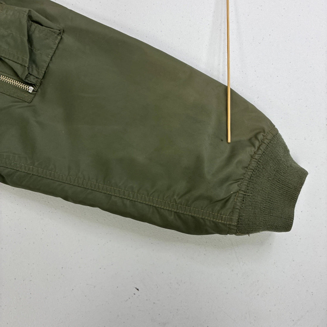 Levi Strauss & Co. Flight Bomber Jacket Size Medium Green