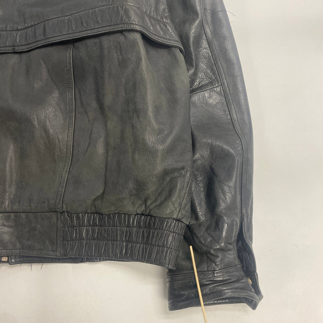 Vintage Danier Leather Bomber Jacket Sherpa Collar Size Large