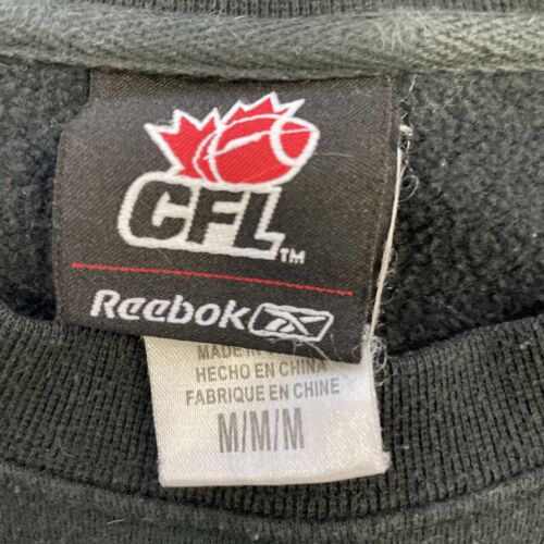 BC Lions Reebok Crewneck Sweatshirt Size Medium CFL