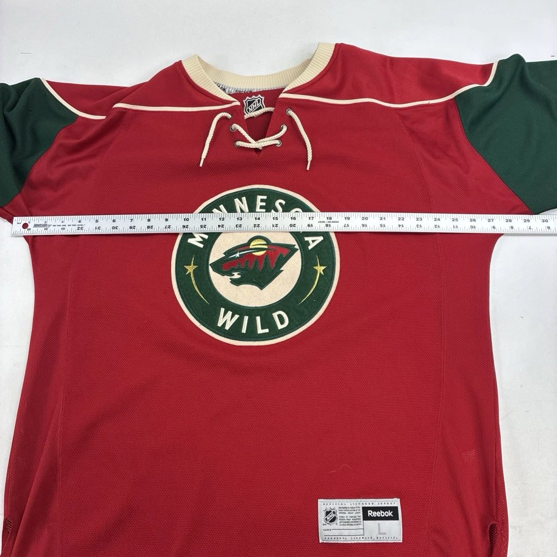 Minnesota Wild Reebok Jersey Size Large NHL