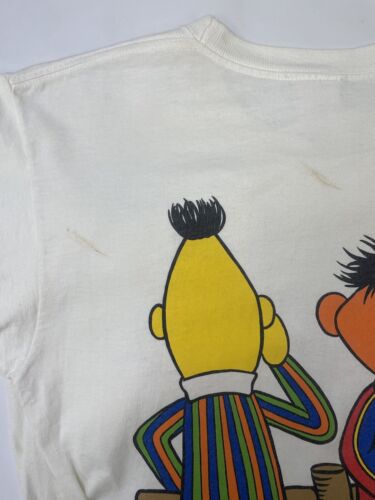 Vintage Ernie & Bert Sesame Street T-Shirt Size Medium Jim Henson 90s