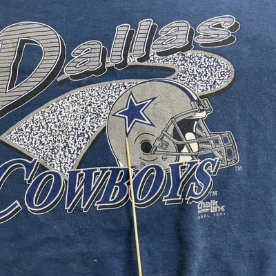Vintage Dallas Cowboys Chalk Line Sweatshirt Crewneck Size XL 1993 90s NFL