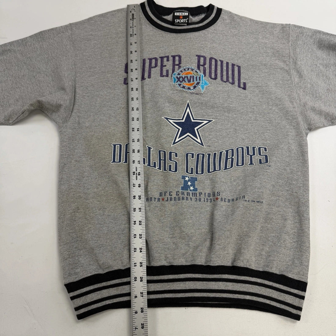 Vintage Dallas Cowboys Super Bowl XXVIII Sweatshirt Crewneck Size Large NFL