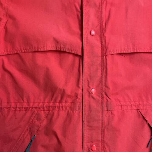 Vintage Eddie Bauer Field Coat Jacket Size Large Red