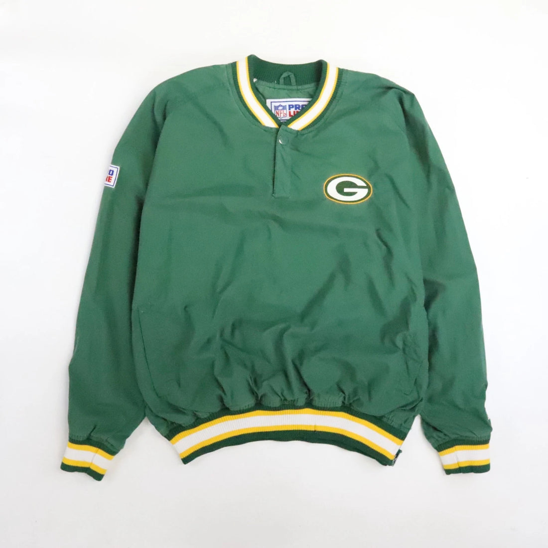 Vintage Green Bay Packers Starter Pullover Windbreaker Jacket Medium NFL