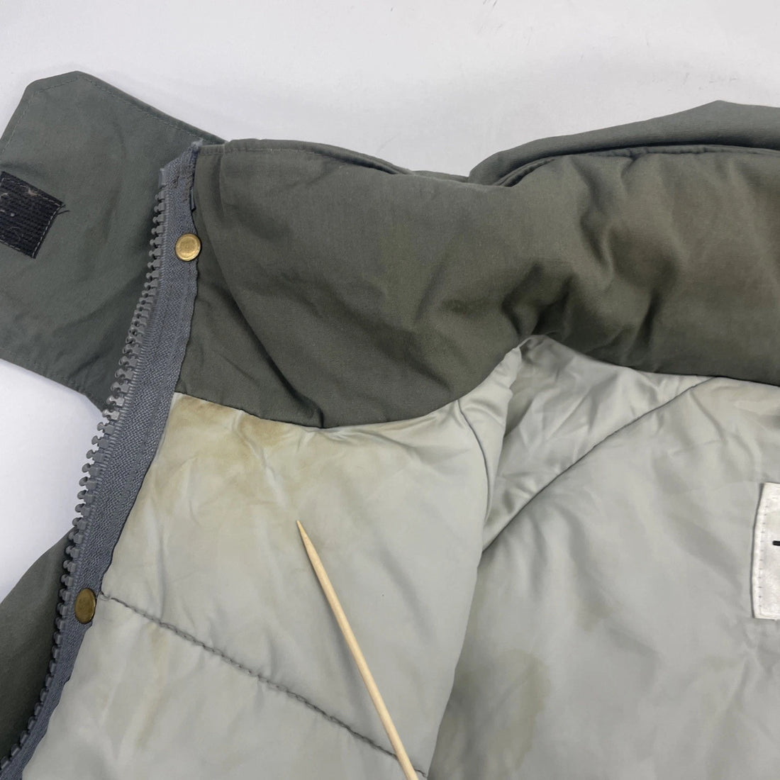 Vintage Woolrich Parka Coat Jacket Size Large Gray