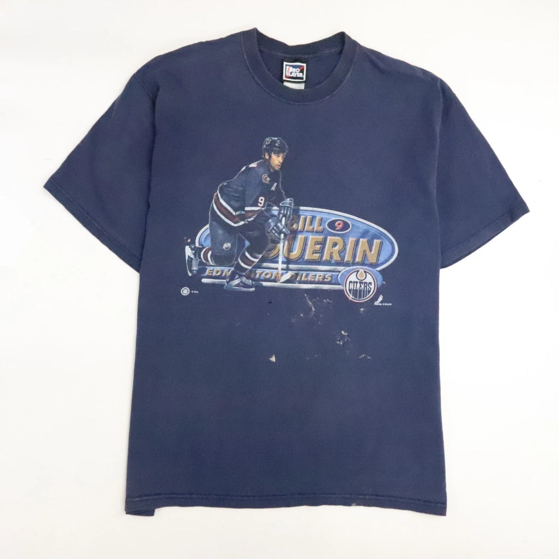 Vintage Bill Guerin Edmonton Oilers Pro Player T-Shirt Size XL NHL