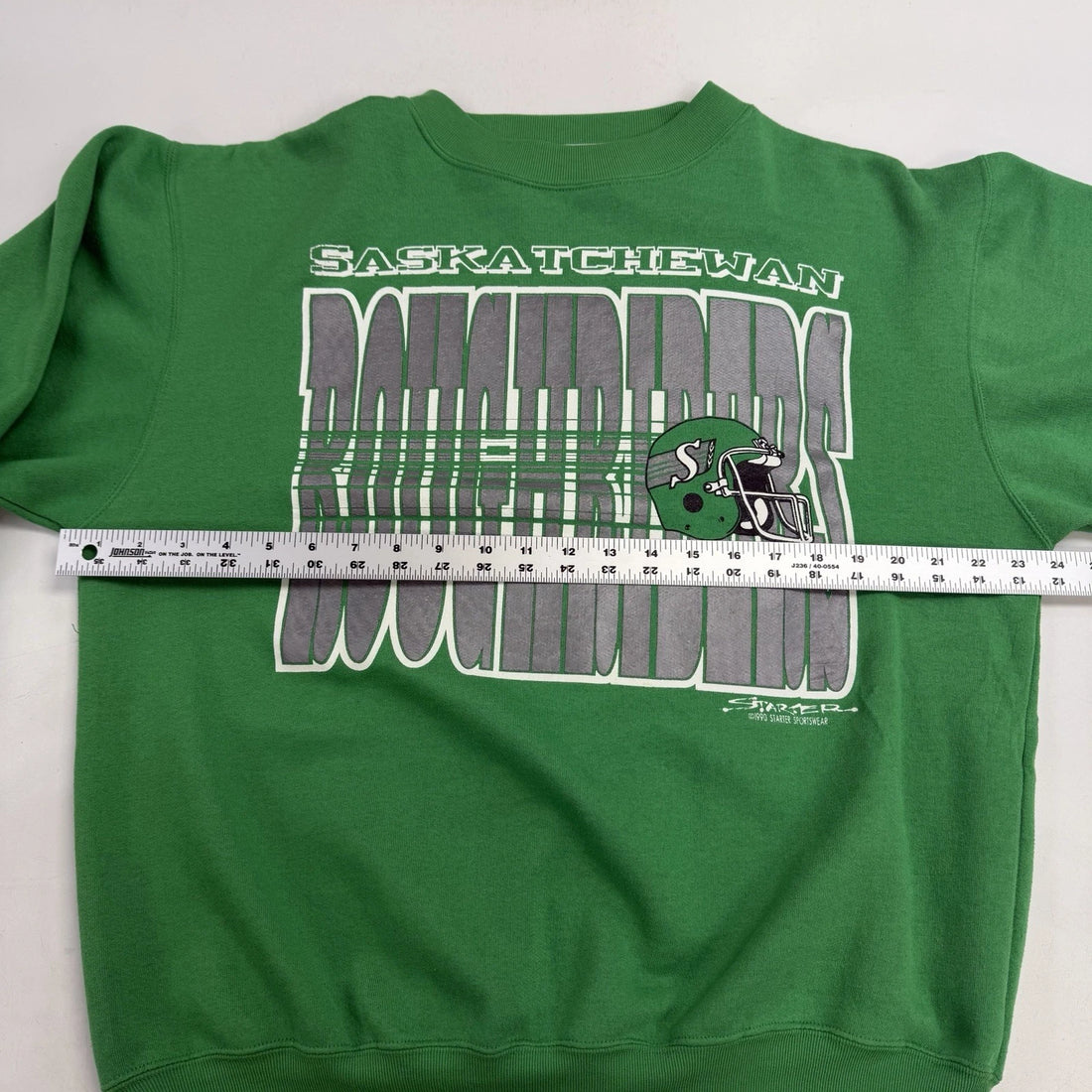Vintage Saskatchewan Roughriders Starter Crewneck Sweatshirt Size Large 90s CFL